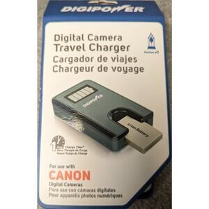 Digipower Digital Camera Travel Charger CANON POWER SHOT TC-55C 1 hr charge time